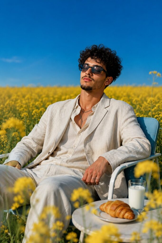 Luxury Wildflower Field AI Prompt