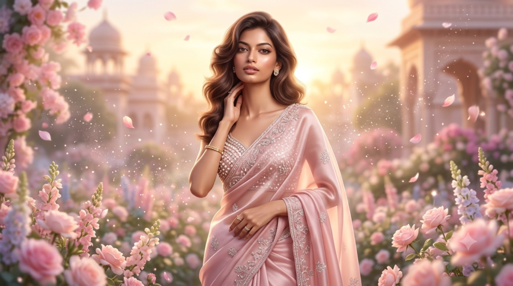 Dreamy Royal Garden Portrait AI Prompt