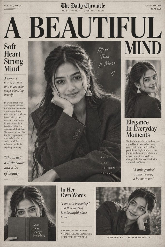 9. Editorial Newspaper Fashion Spread