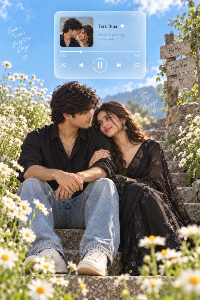 6. Daisy Field Music Player Overlay