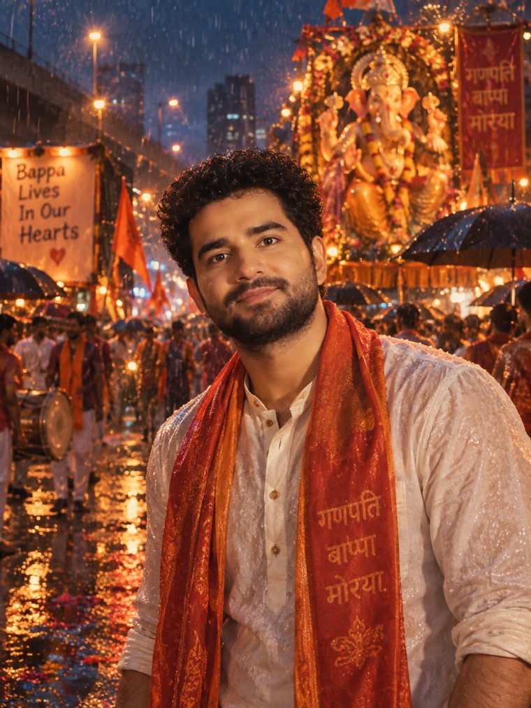 1. Mumbai Ganesh Chaturthi Street Celebration