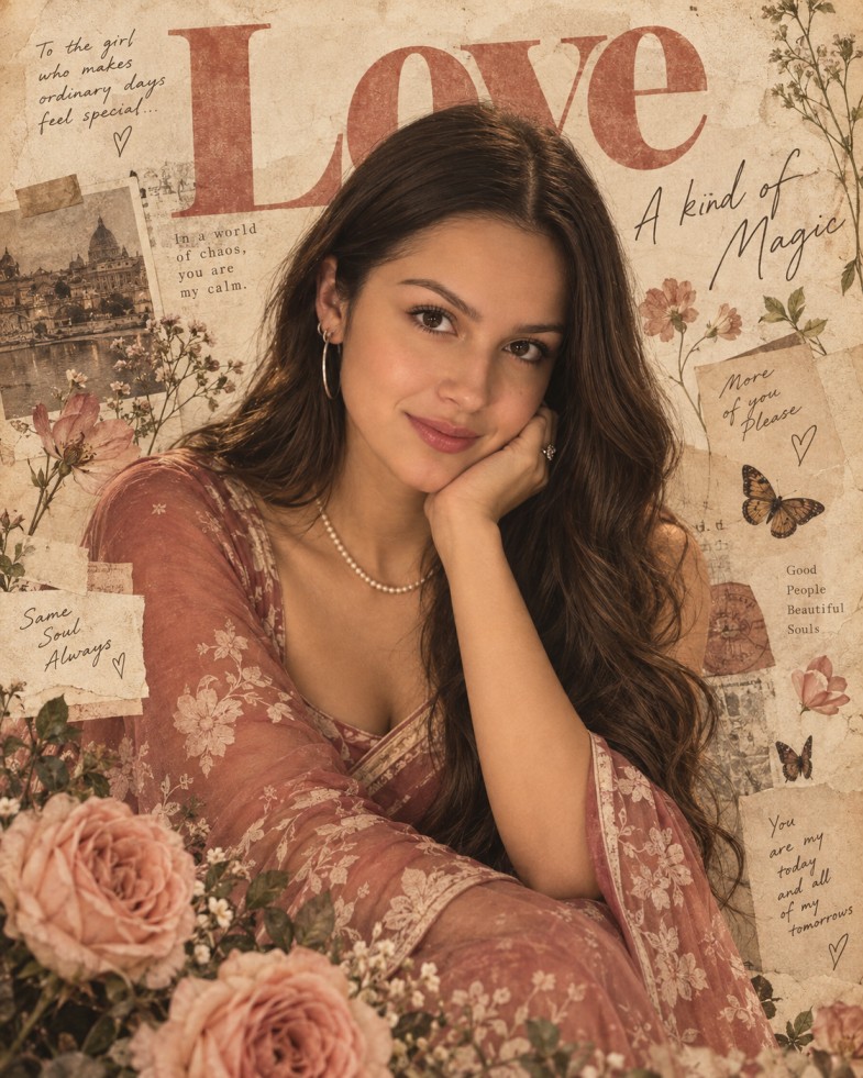 2. Vintage Love Letter Poster