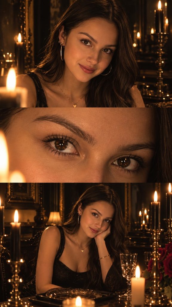 6. Luxury Black-and-Gold Candlelight Collage