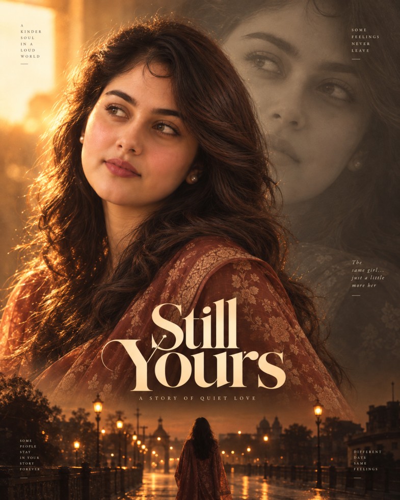 7. Romantic Cinema Poster - One Portrait, Multiple Visual Layers